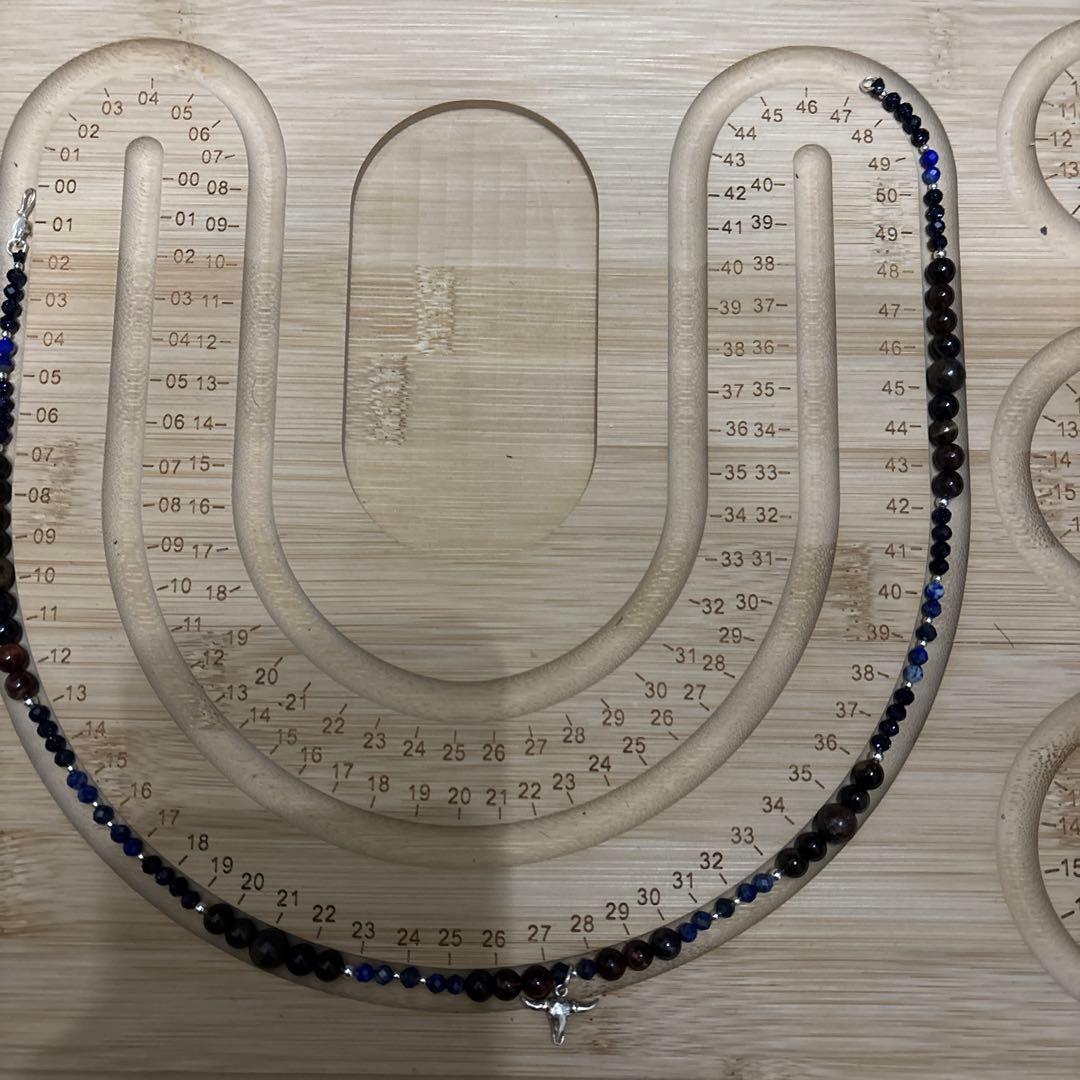 ハンドメイド ネックレス 天然石 バッファロー