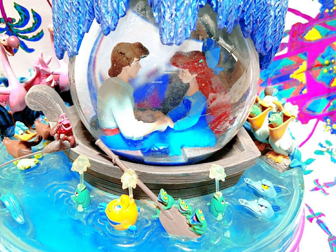【リトルマーメイド】Disney スノーグローブ オルゴール