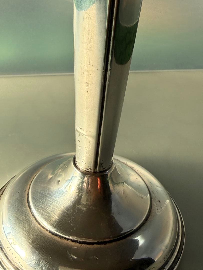 スターリング　キャンドルスタンド　燭台　セメントレインフォースド