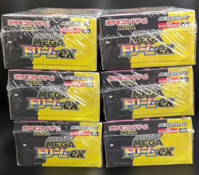 ポケモンカードゲームMEGAドリームexシュリンク付き 6box - メルカリ