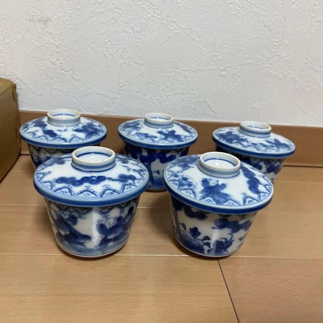 未使用 鍋島唐子 茶碗蒸し容器 5客 特選有田焼 有田焼 鍋島 - メルカリ