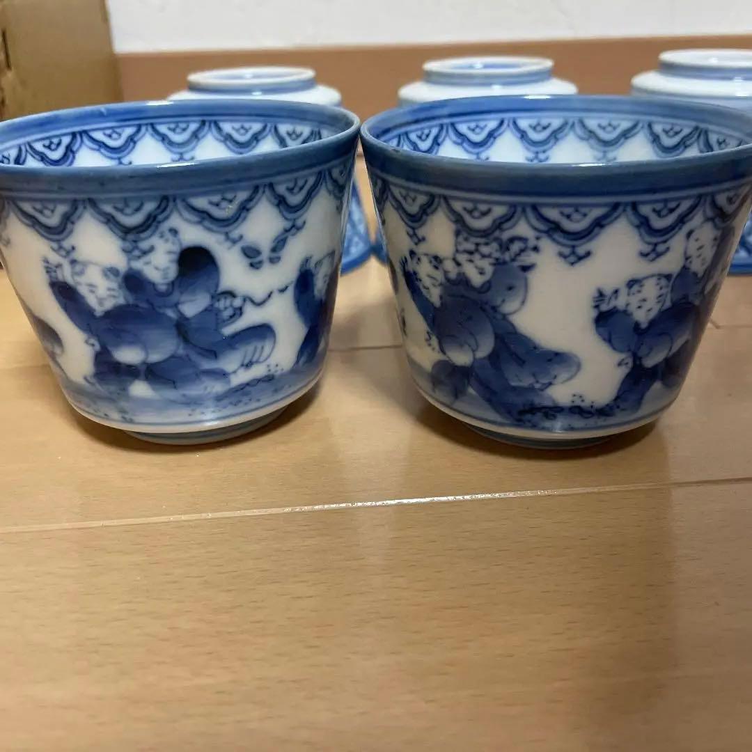 未使用 鍋島唐子 茶碗蒸し容器 5客 特選有田焼 有田焼 鍋島 - メルカリ