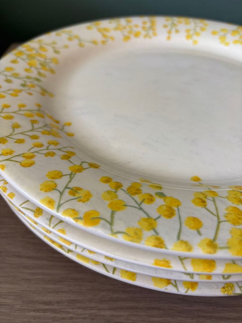 新品 ジアン gien ミモザ ディナープレート 5枚