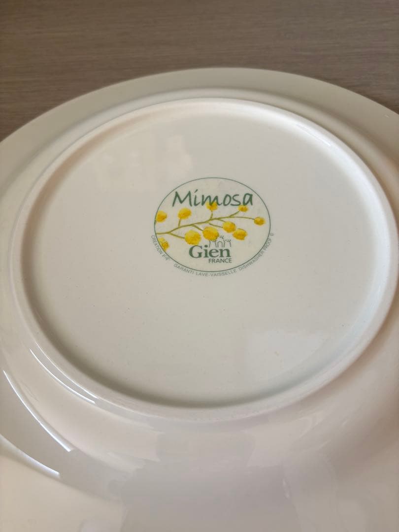 新品 ジアン gien ミモザ ディナープレート 5枚