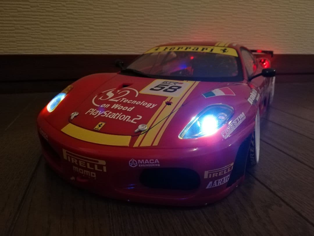 1/10 MJX RC ラジコン ボディ フェラーリ F430GT ドリパケ等
