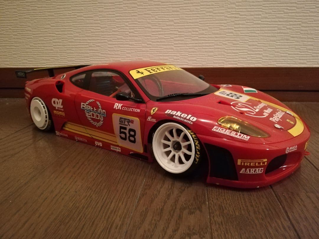 1/10 MJX RC ラジコン ボディ フェラーリ F430GT ドリパケ等