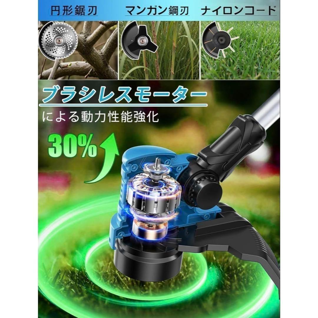 2025年モデル 折りたたみ電動草刈り機 18V互換 軽量1.8kg - メルカリ