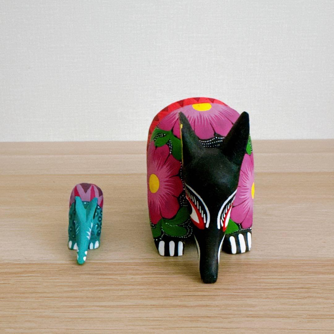 メキシコ雑貨 アレブリヘス アレブリヘ アリクイ アルマジロ バク 大小