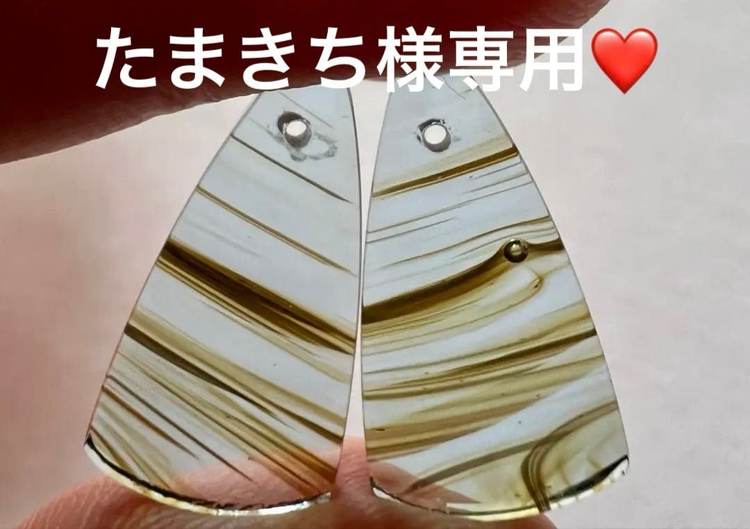 たまきち❤️ スクロールカービング14kgf ピアス