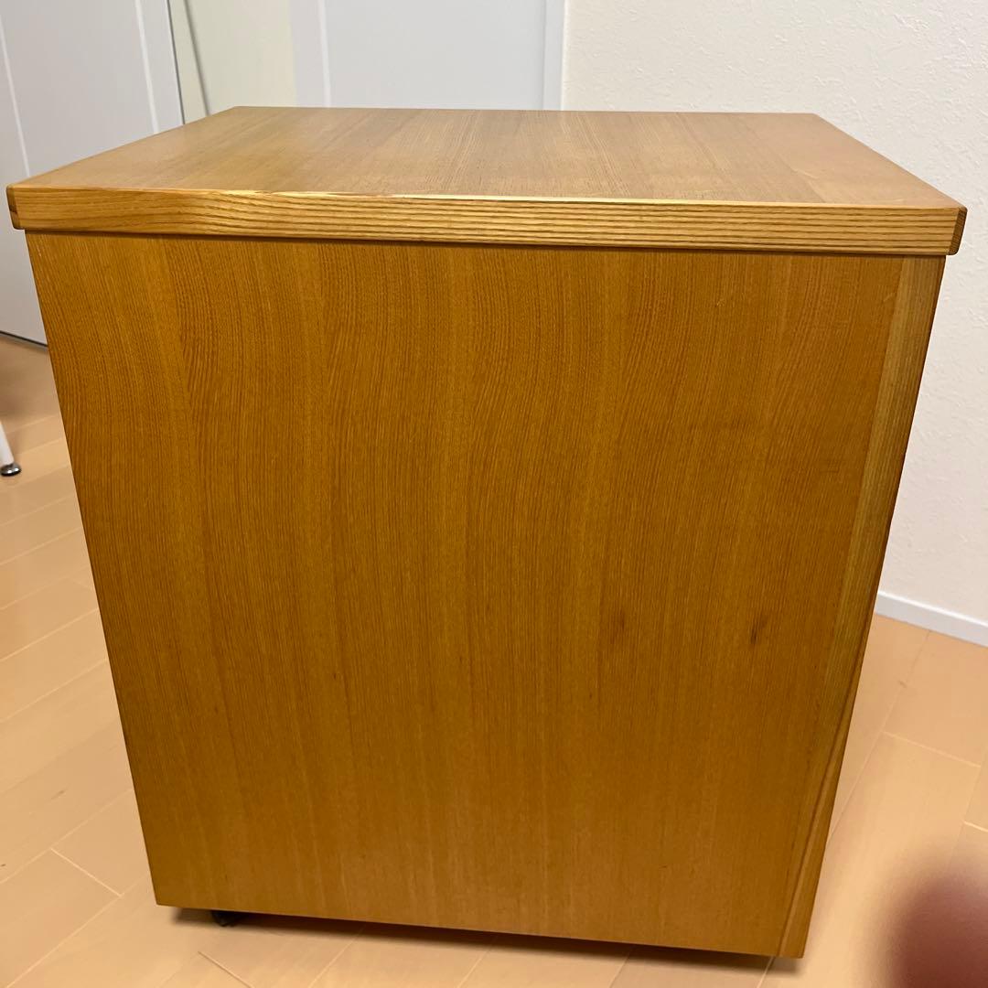 デスクキャビネット　タモ材　ACTUS IDEE 無印良品　北欧家具好きな方