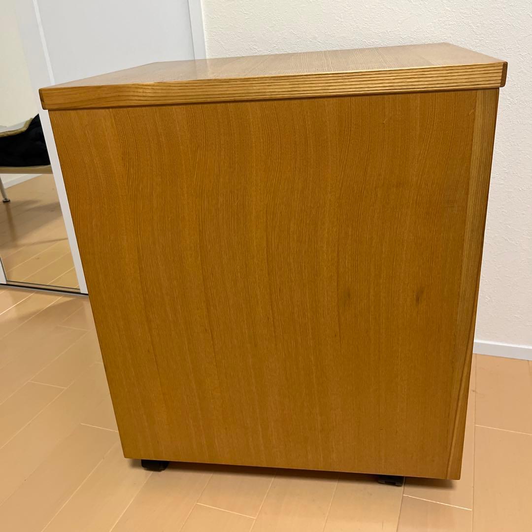 デスクキャビネット　タモ材　ACTUS IDEE 無印良品　北欧家具好きな方