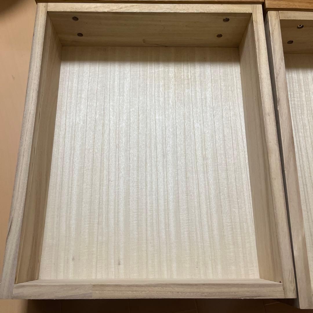 デスクキャビネット　タモ材　ACTUS IDEE 無印良品　北欧家具好きな方