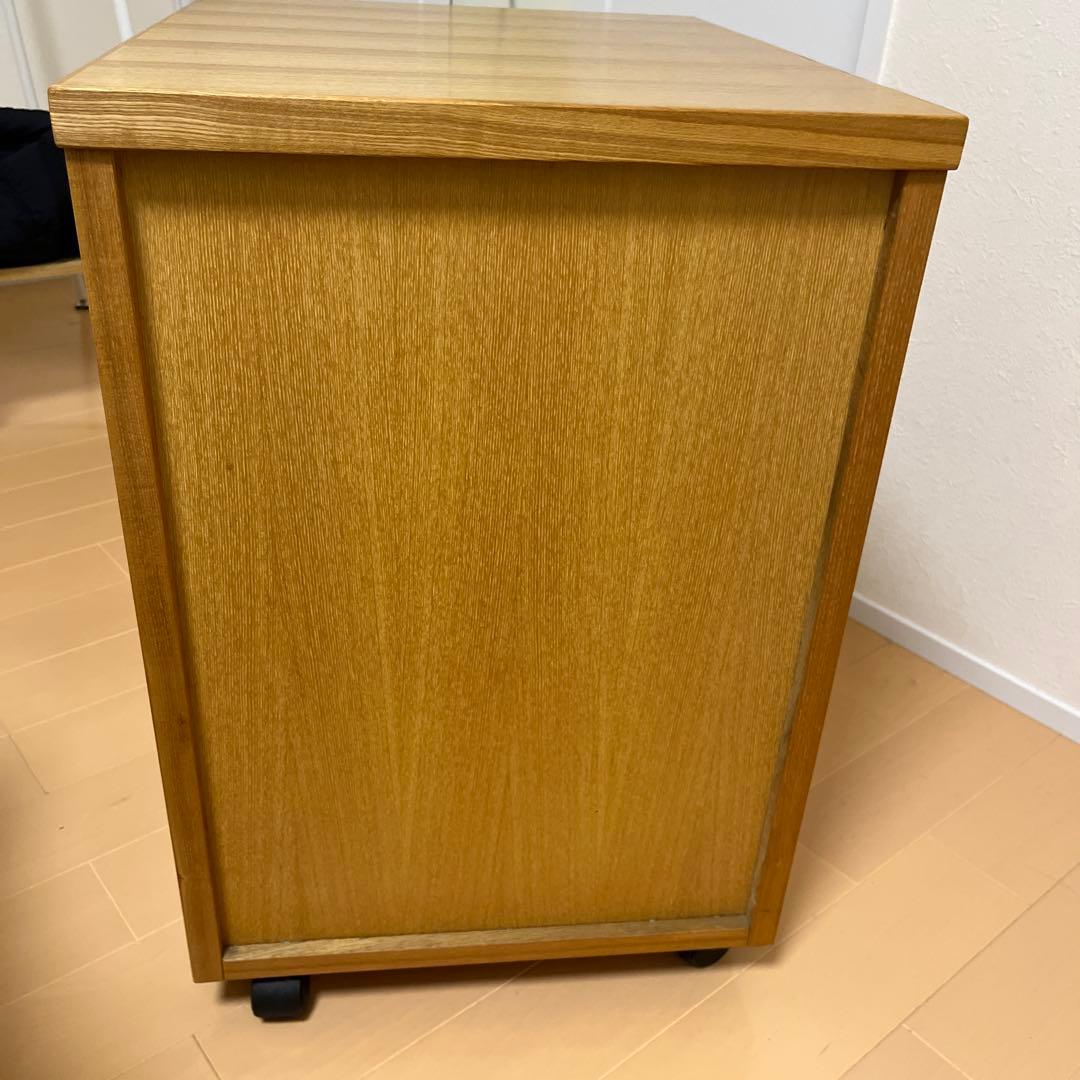 デスクキャビネット　タモ材　ACTUS IDEE 無印良品　北欧家具好きな方