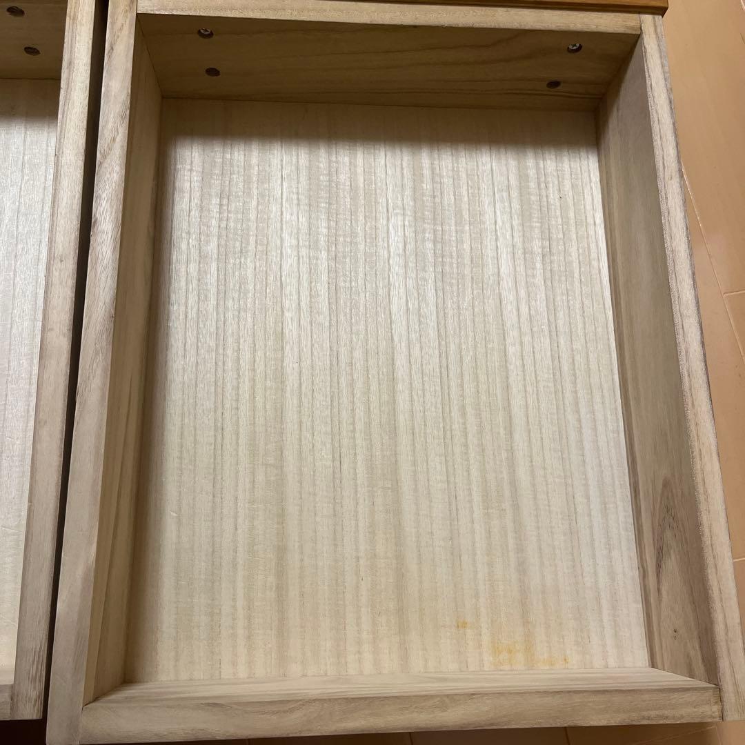 デスクキャビネット　タモ材　ACTUS IDEE 無印良品　北欧家具好きな方