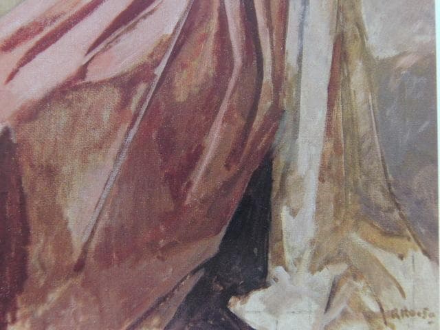 小磯良平、【舞台衣装】、希少な大判額装用画集より、美品、新品額装付