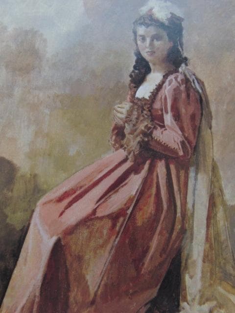 小磯良平、【舞台衣装】、希少な大判額装用画集より、美品、新品額装付