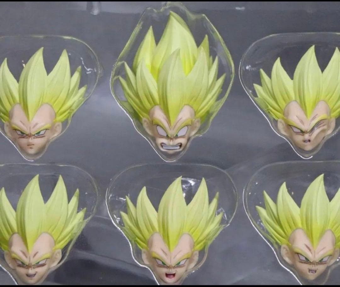 s.h.figuarts ドラゴンボール ベジータ　超サイヤ人ヘッドパーツセット