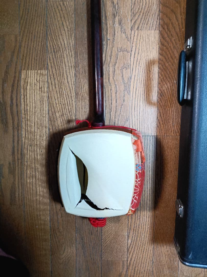 三味線　紅木　民謡　ケース付き