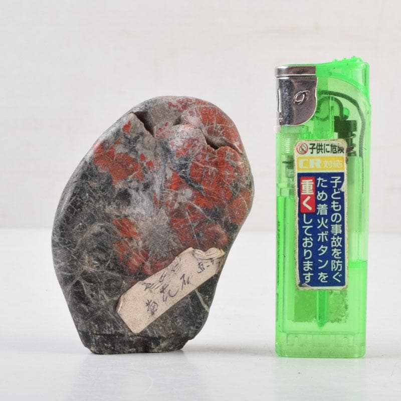 天然石　鑑賞石　菊花石　置物　重さ約111g　N　8996