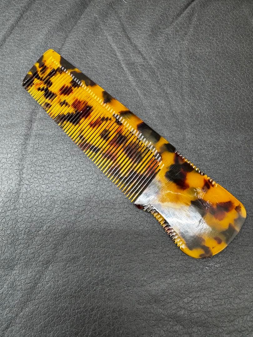 寺本 本鼈甲 理容 櫛 コーム 本鼈甲 ベーク