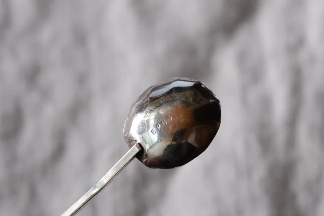 イギリスアンティーク｜コーヒー豆のデミタススプーン