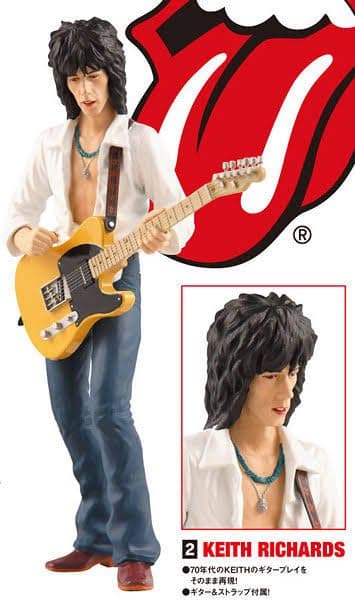 新品○UDF ミック・ジャガー、キース・リチャーズ 全2種○ローリング