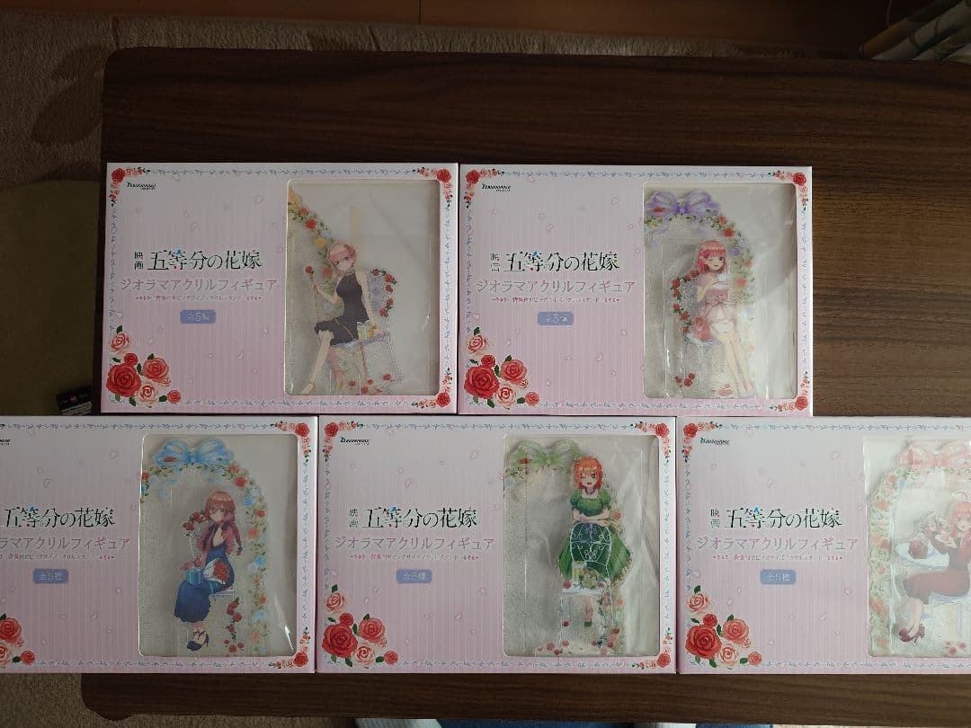 五等分の花嫁 アクリルフィギュア 5体セット 五等分の花嫁∽ ビッグジオラマアクリルフィギュア Radiant ver.｜景品