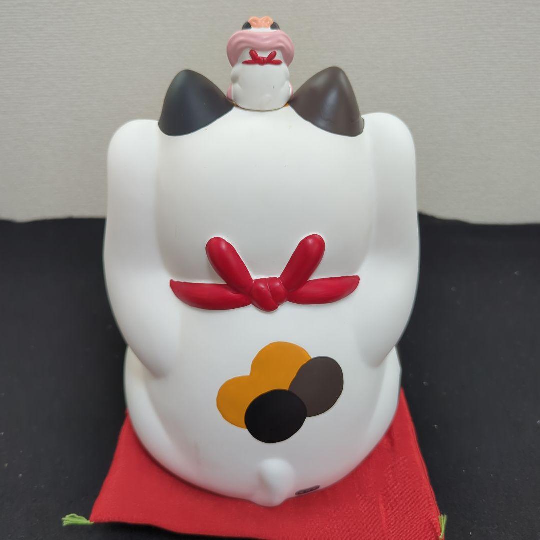 錦彩七福神招き猫（8.5号）　薬師窯