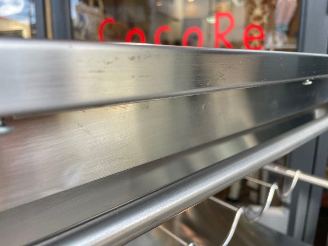 B7060【イケア】グルンドタール ステンレス キッチンワゴン