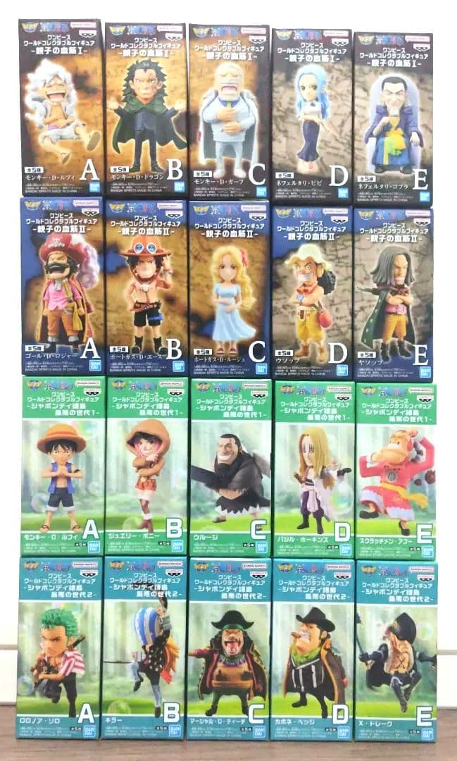 ワンピース ワールドコレクタブルフィギュア 計142点まとめ売り