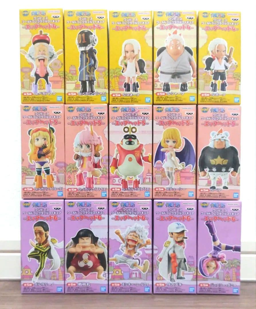 ワンピース ワールドコレクタブルフィギュア 計142点まとめ売り