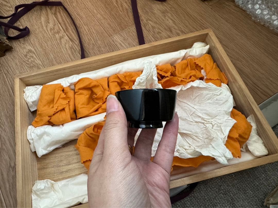 （期間限定出品）むさしの漆工芸　盃10個セット