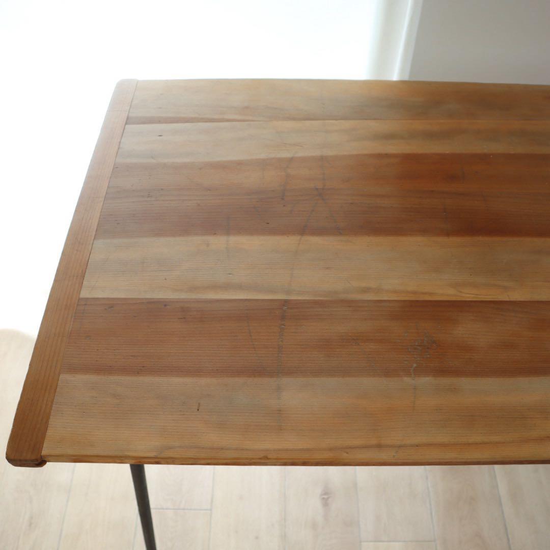 益子古道具店の木製家具リメイクダイニングテーブル