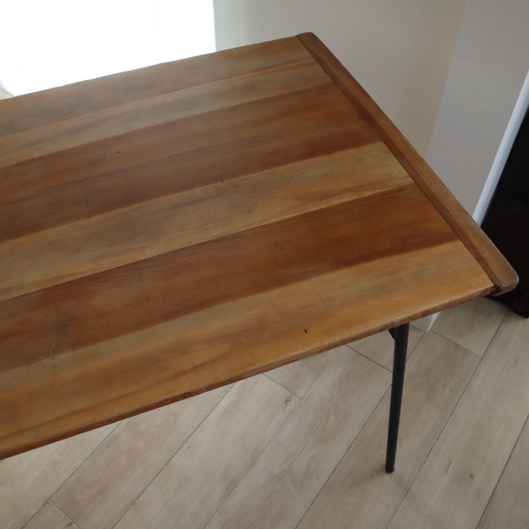 益子古道具店の木製家具リメイクダイニングテーブル