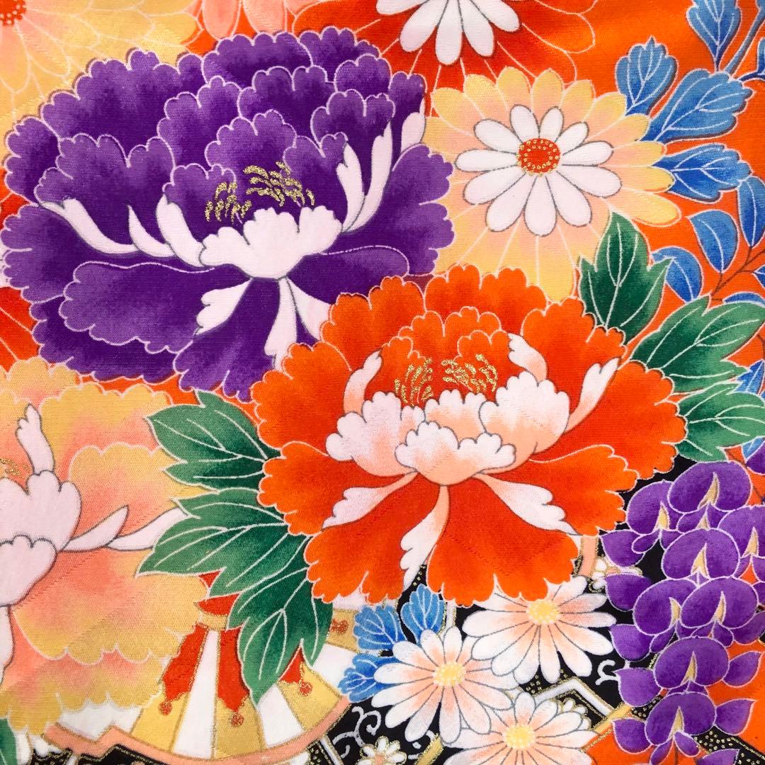 子供着物 七五三 3歳 花籠 金駒刺繍 CK-7325 CK-7369