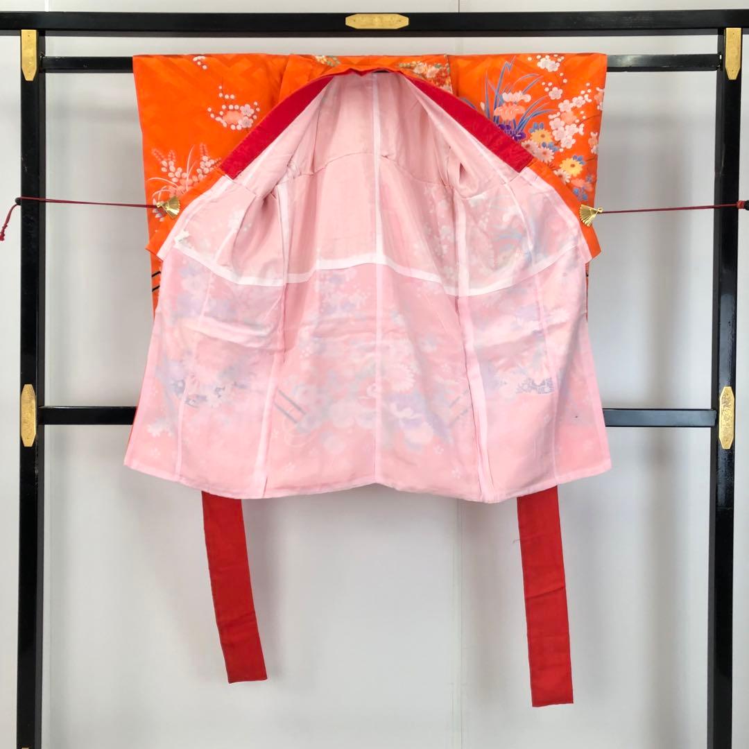 子供着物 七五三 3歳 花籠 金駒刺繍 CK-7325 CK-7369