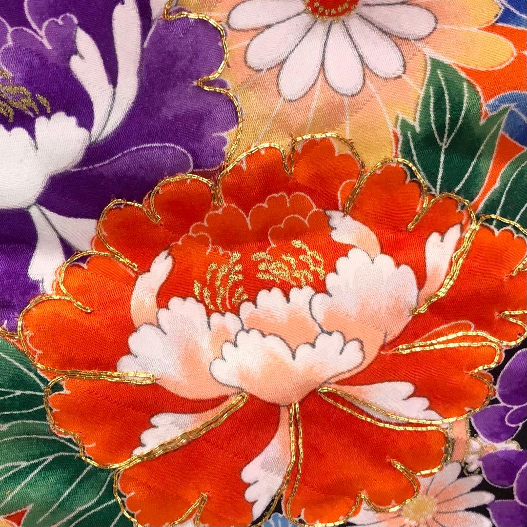 子供着物 七五三 3歳 花籠 金駒刺繍 CK-7325 CK-7369