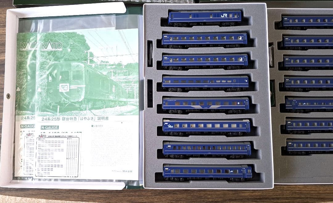 KATO Nゲージ 24系　寝台特急はやぶさ 基本+増結セット