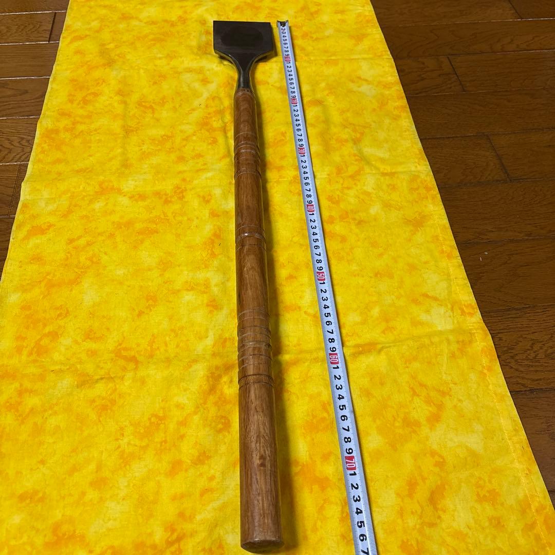 氷彫刻用　ノミ平95㎜全長77cm特大