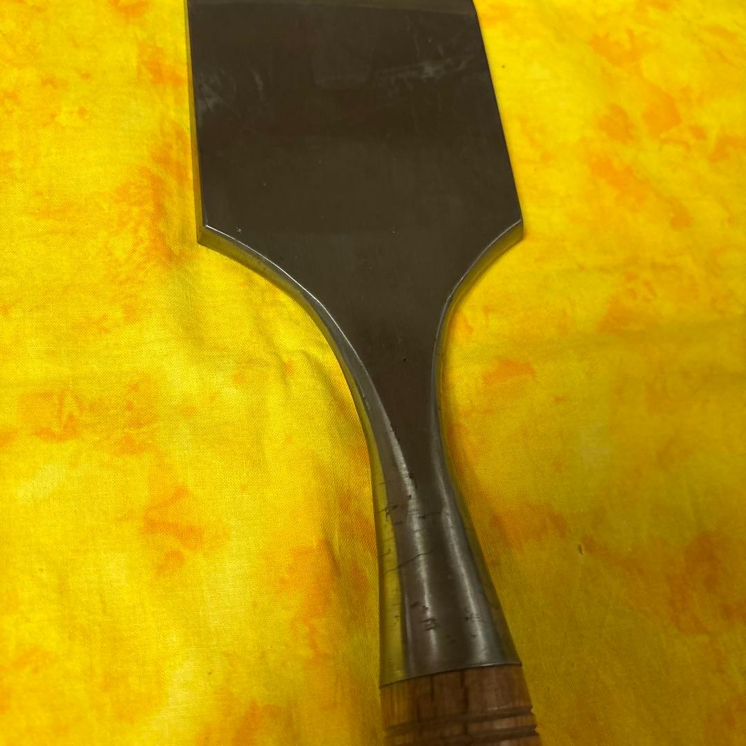 氷彫刻用　ノミ平95㎜全長77cm特大