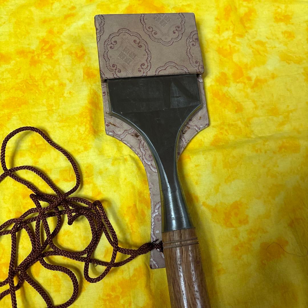 氷彫刻用　ノミ平95㎜全長77cm特大