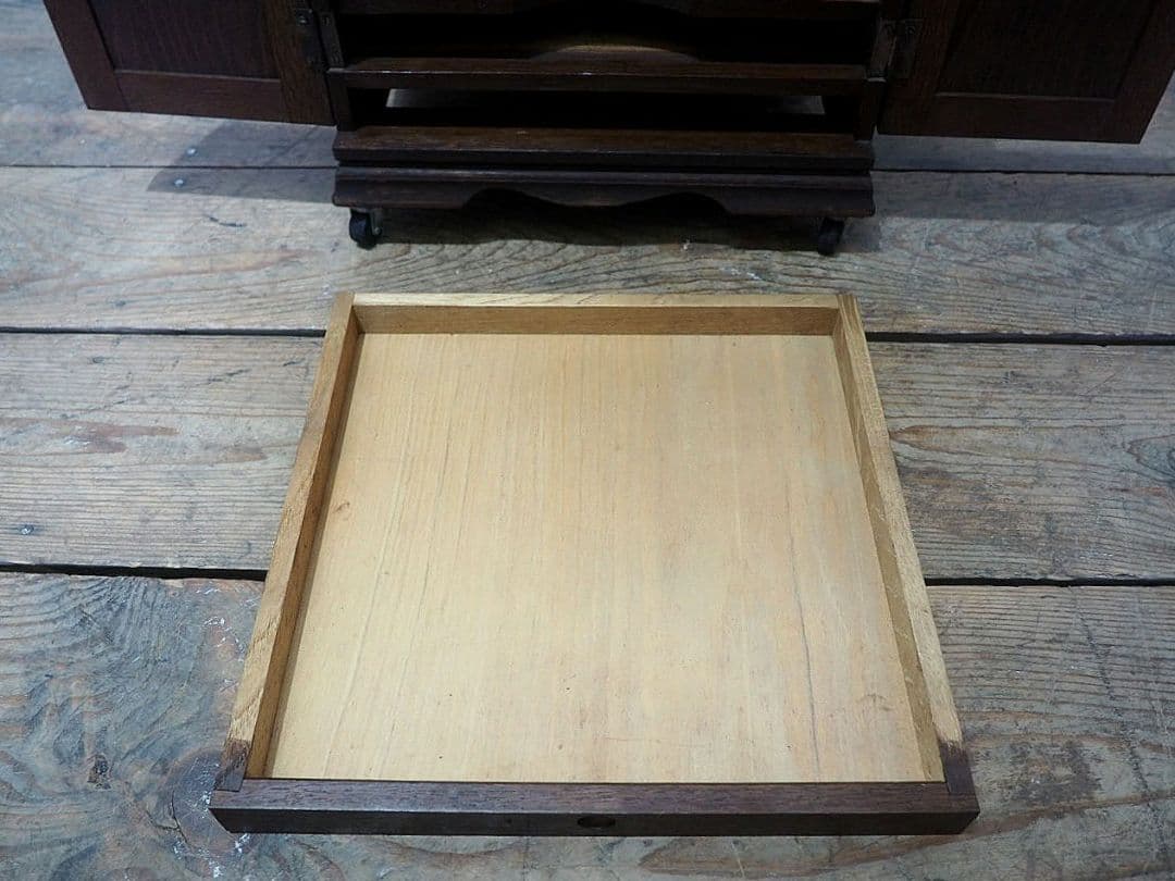 1343 ヴィンテージ　収納棚　陳列台　レコードラック　ケース