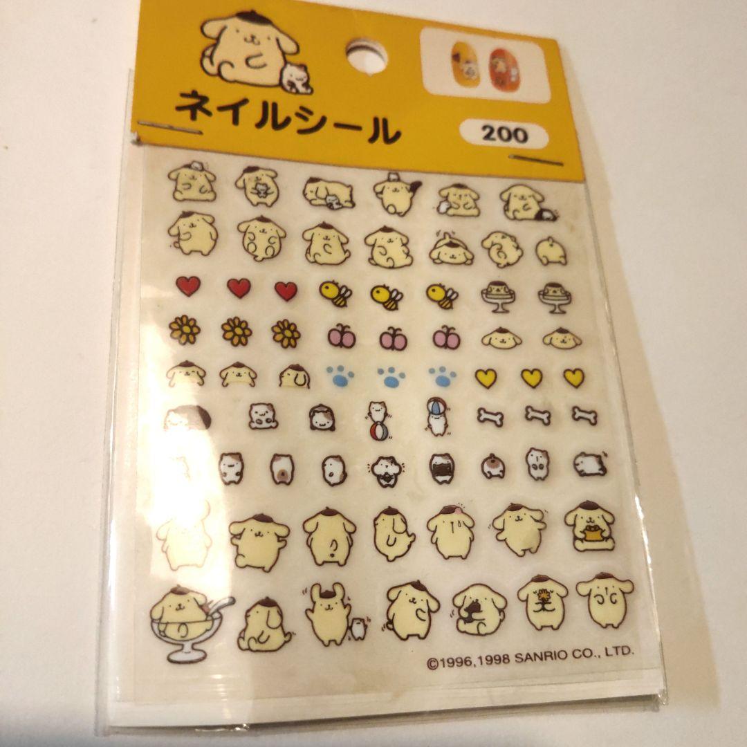 当時物】ポムポムプリン ネイルシール1996年 - メルカリ
