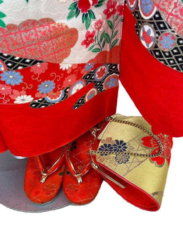 正絹 七五三 女の子 7歳 セット