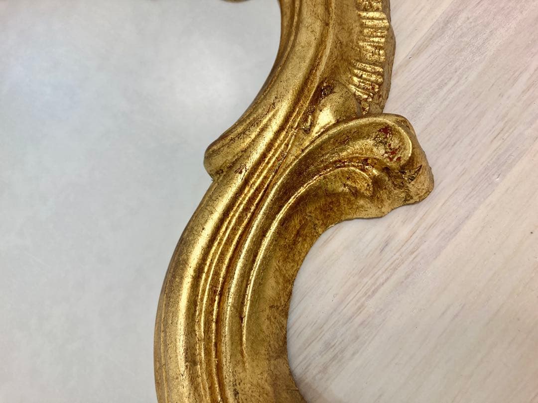 アンティーク調壁掛けミラー