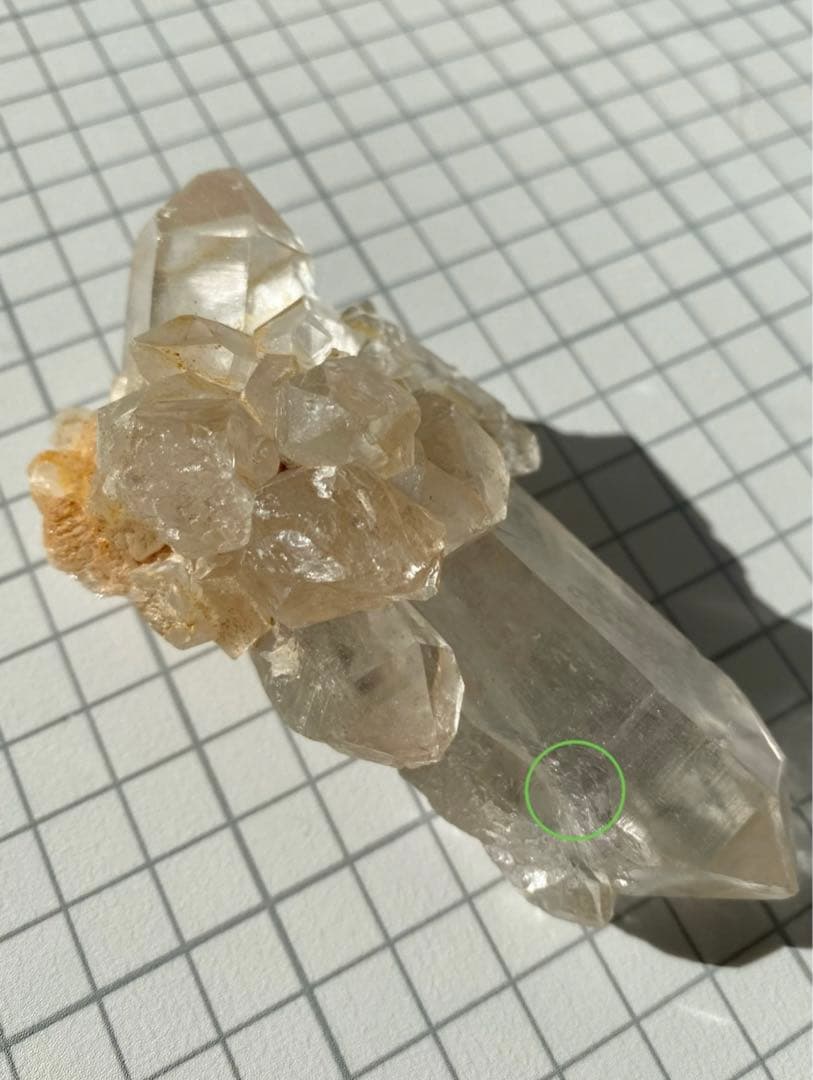 バーナクル　ヒマラヤ水晶　マニカラン産　天然石　水晶クラスター　タイムリンク