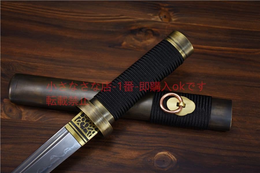 古兵器   武具　刀装具　日本刀 模造刀  居合刀  肋差  T 10焼刃銅短刀