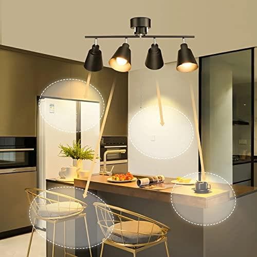 Depuley シーリングライト 4灯 レトロ オシャレ ペンダントライト スa