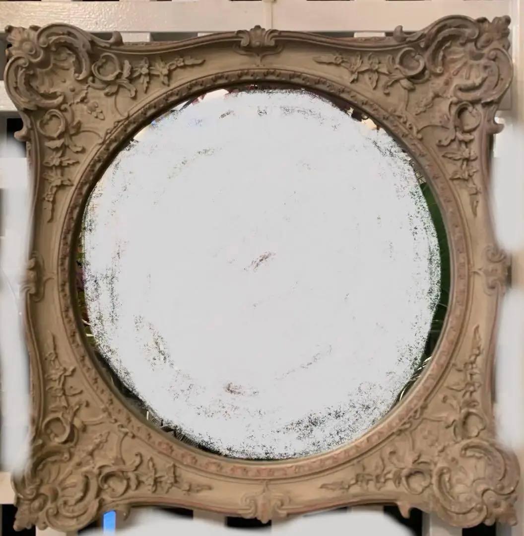 ☆未使用品☆アンティーク調シャビーシック　ミラー