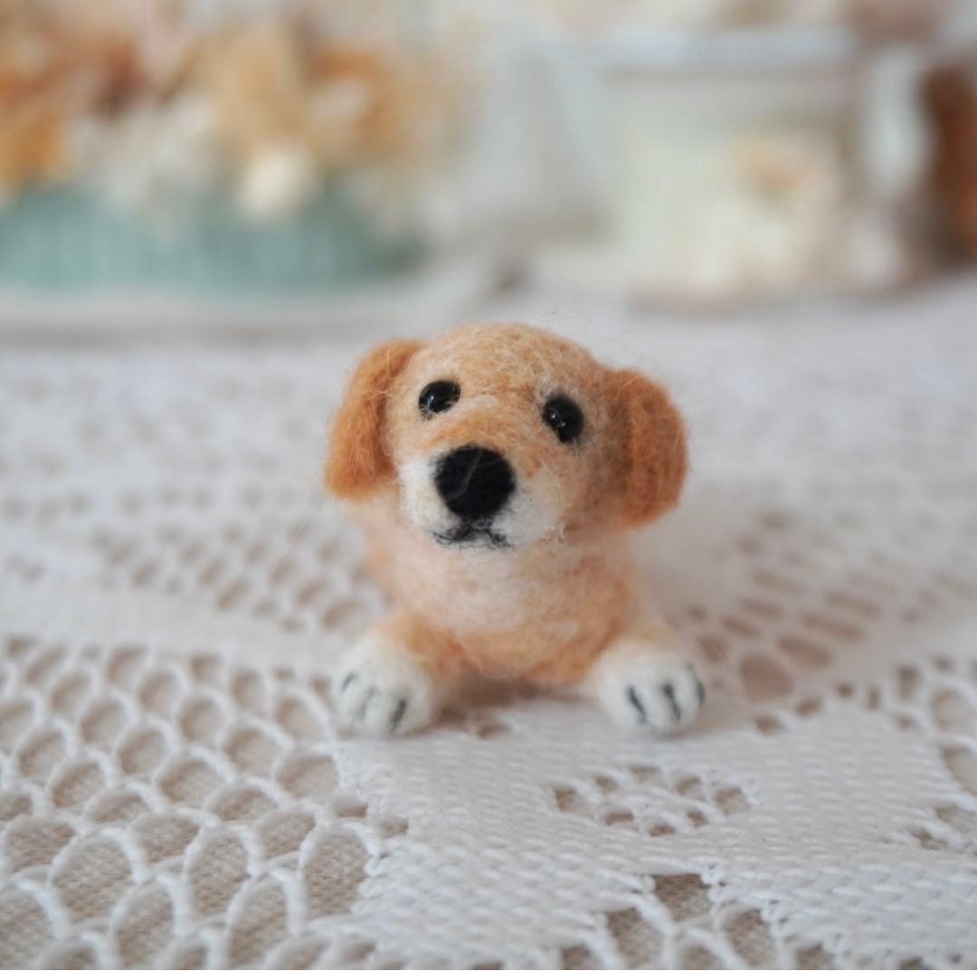 うらん様専用】羊毛フェルト ミニチュアダックスフンド - メルカリ